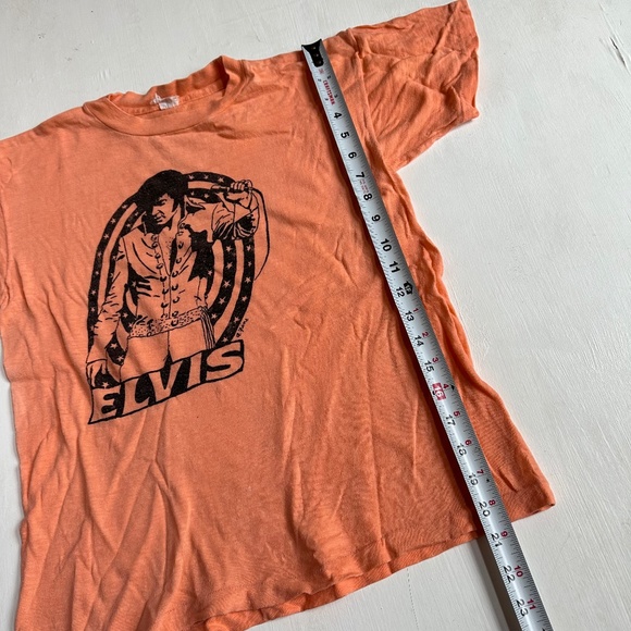 RARE Vintage Original Elvis Concert Tour 60s 70s Single Stitch Short Sleeve Tee - Picture 2 of 7